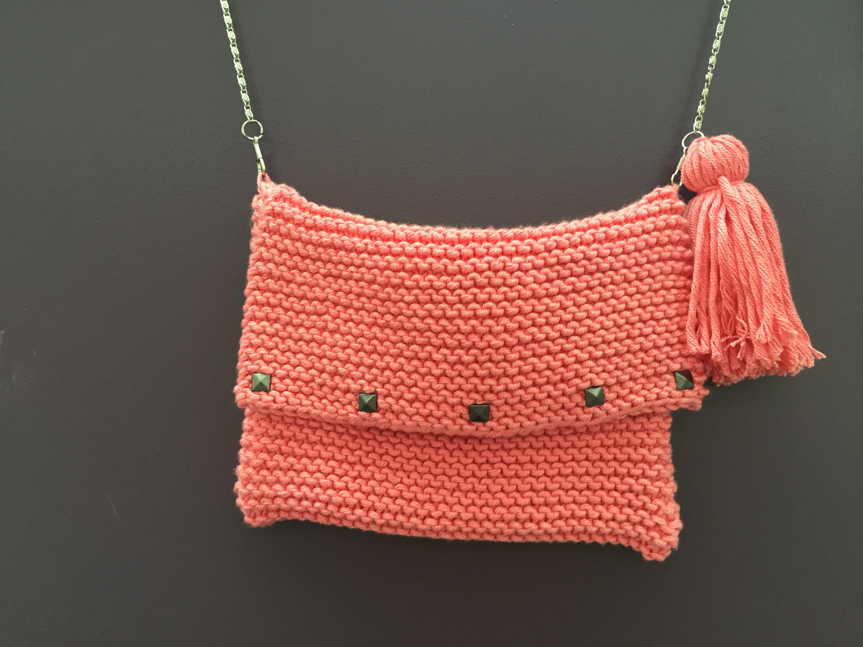 pochette tricot
